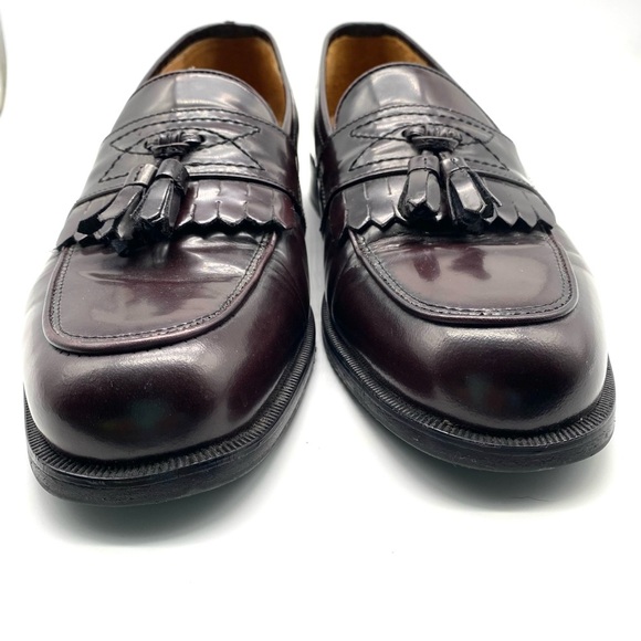 Bostonian loafers Black Leather Florentine Kilted dress shoes. SZ 9.5. NWOT main image 12